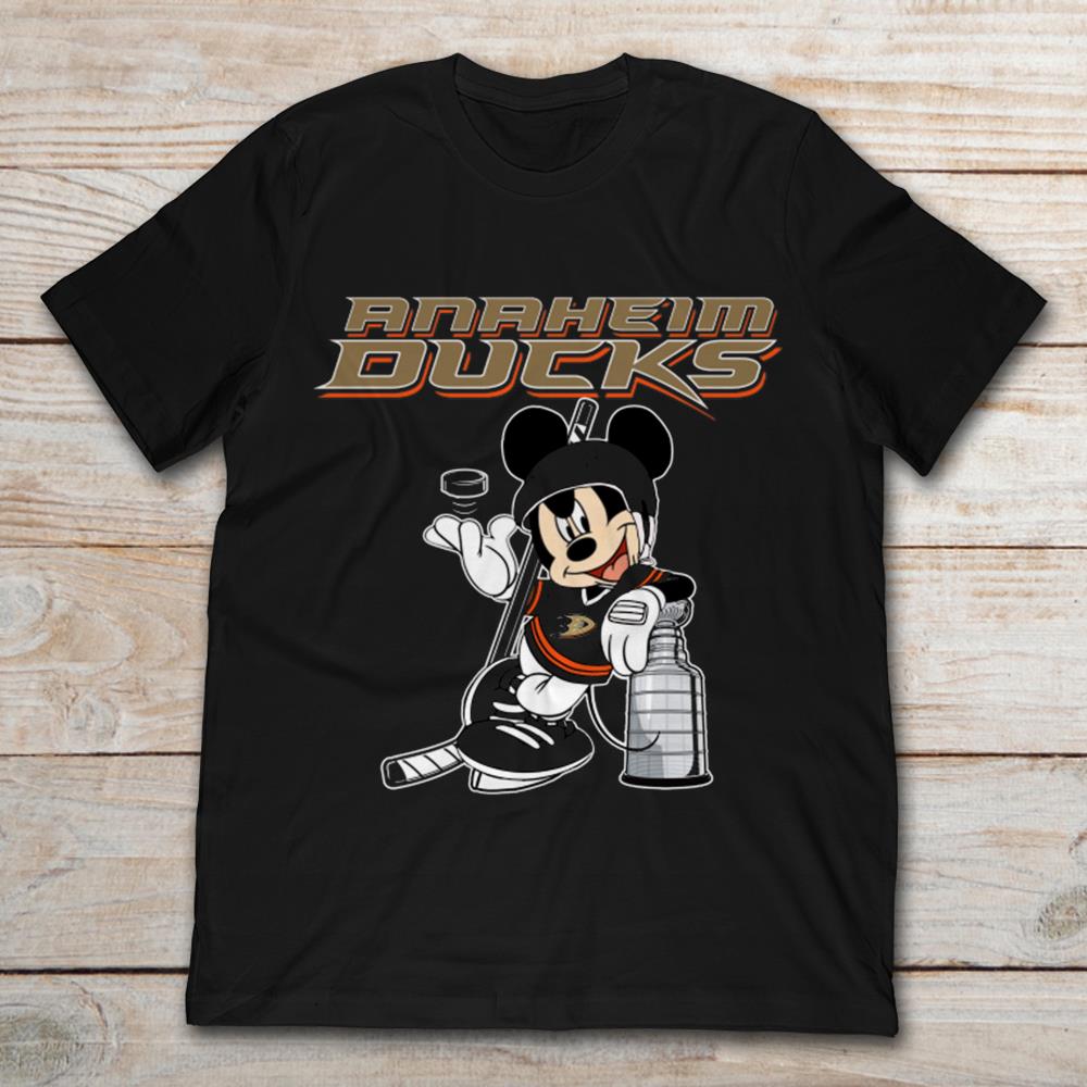 NHL Anaheim Ducks The Heart Mickey Mouse Disney Hockey Sweatshirt