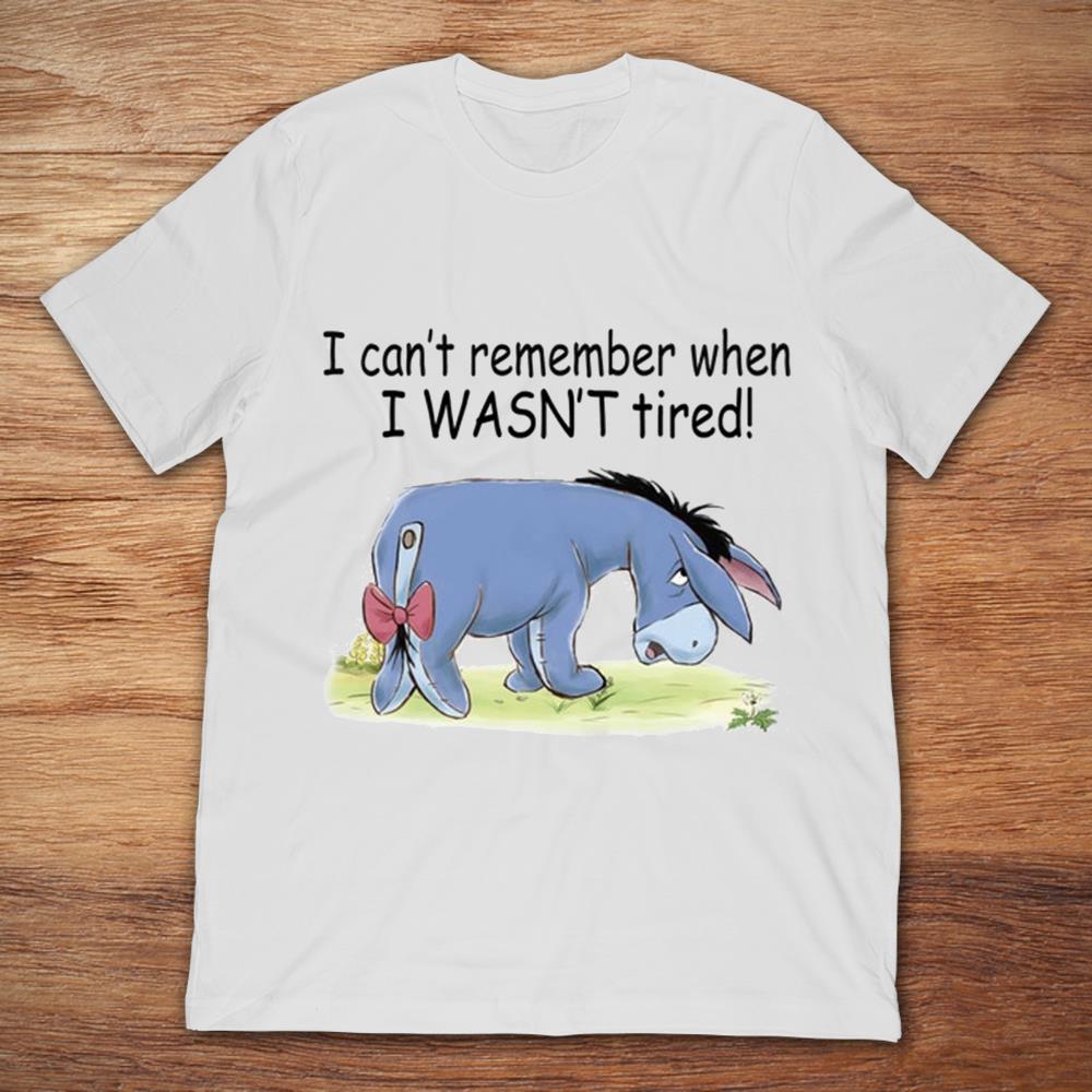 Eeyore I Can't Remember When I Wasn't Tired
