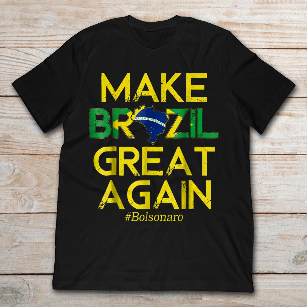 Brazil Flag Make Brazil Great Again Bolsonaro