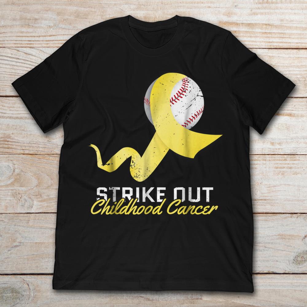 Yellow Ribbon And Baseball Strike Out Childhood Awareness