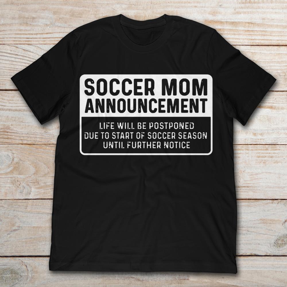 Soccer Mom Announcement