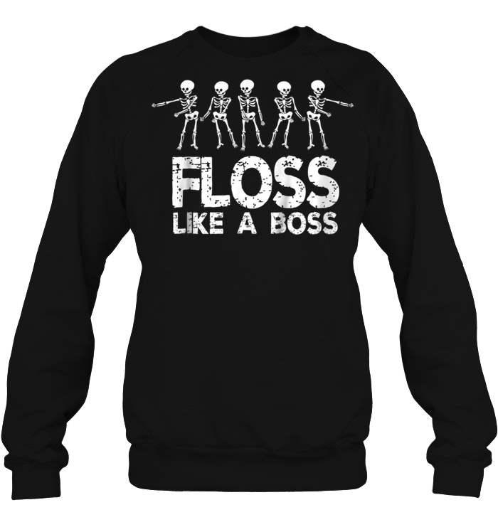 Skeleton Floss Like A Boss T-Shirt 