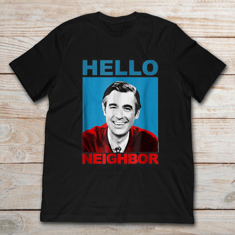 Mister Rogers Men's Gray Hello Neighbor