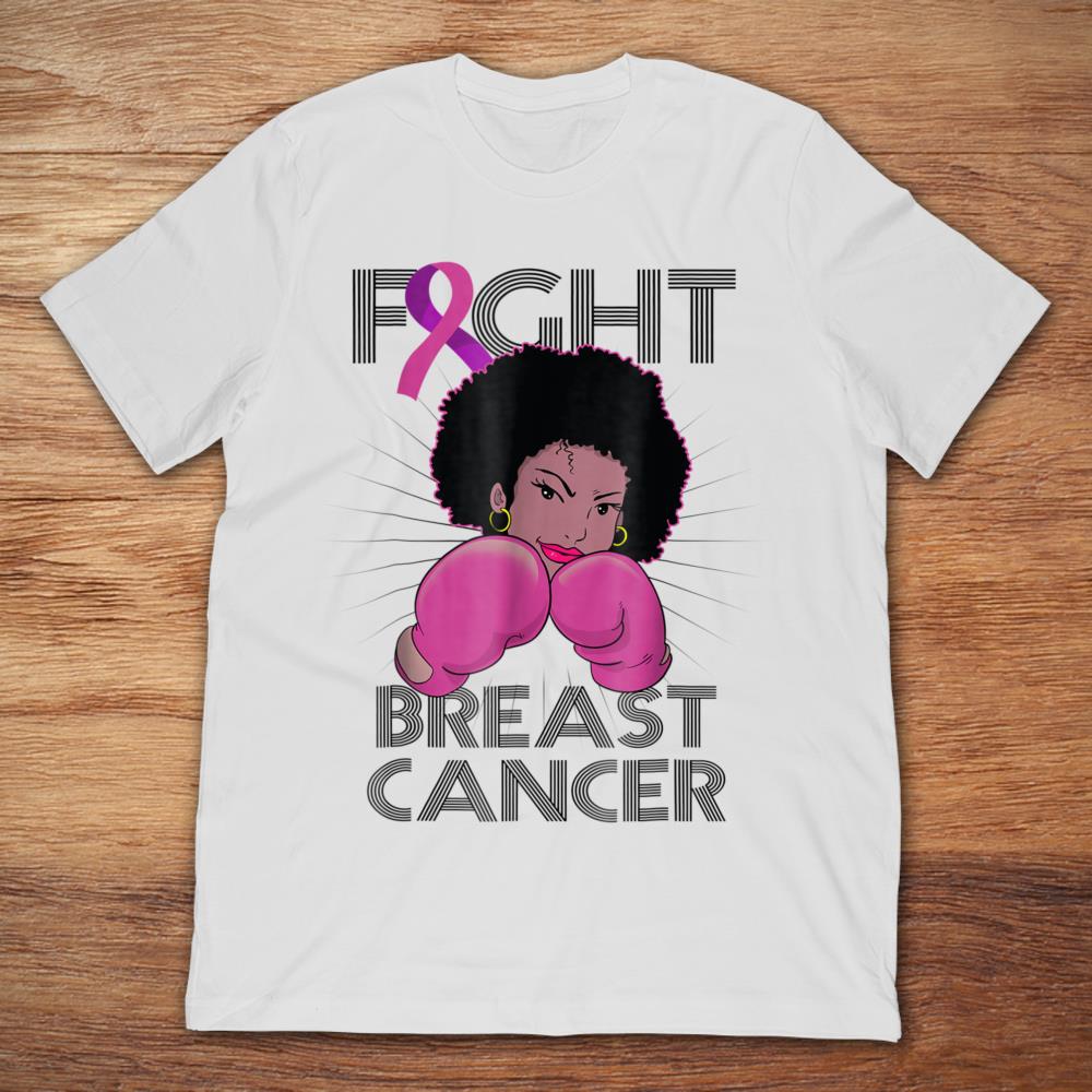 Fight Breast Cancer Black Woman
