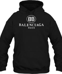 balenciaga black bb mode hoodie