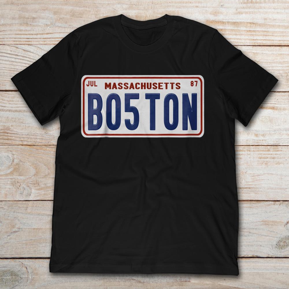 Massachusetts Boston Licence Plate