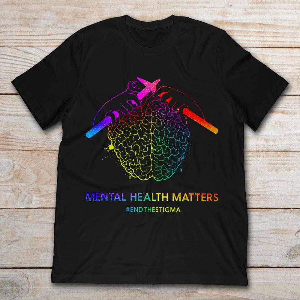 Brain Knitting Mental Health Matters #Endthestigma