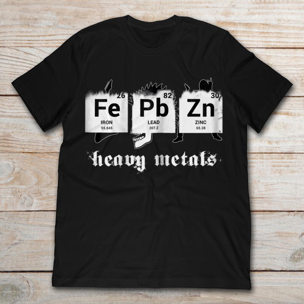 Periodic Table Elements Heavy Metals Music Band