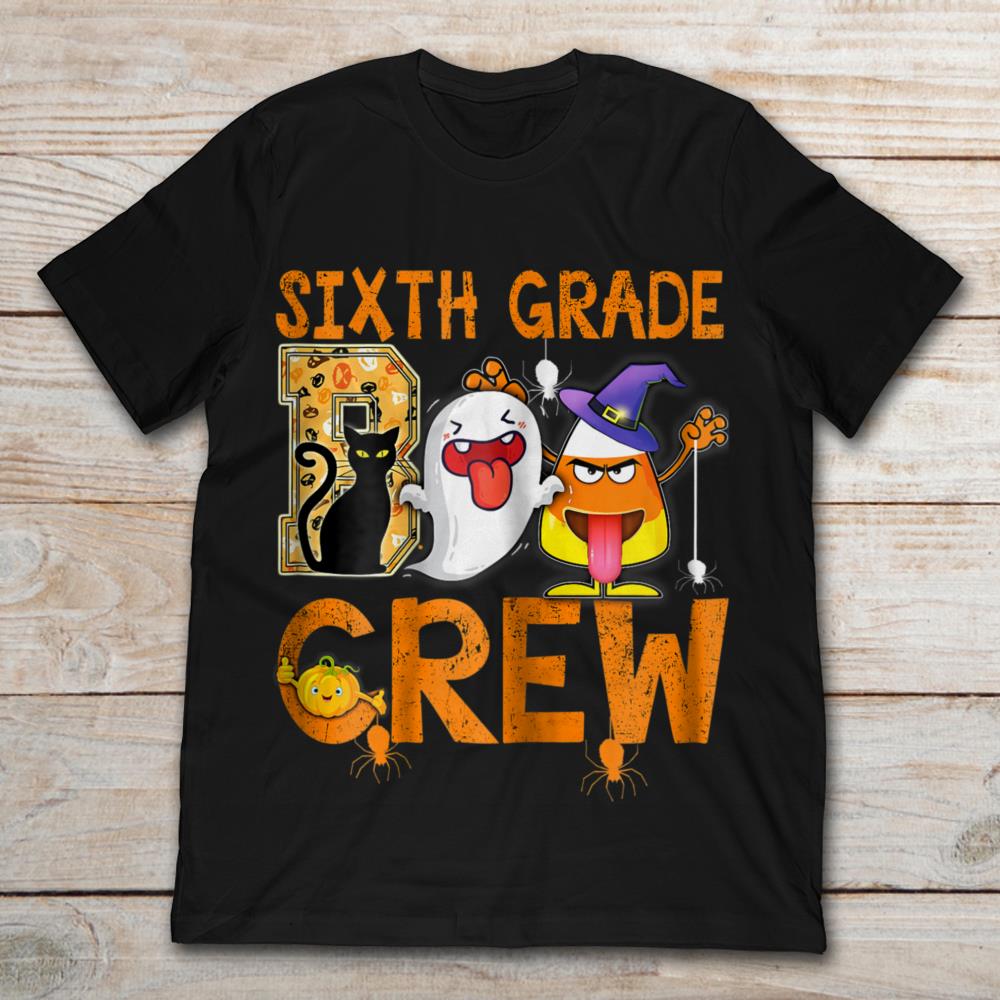 Halloween Sixth Grade Boo Crew