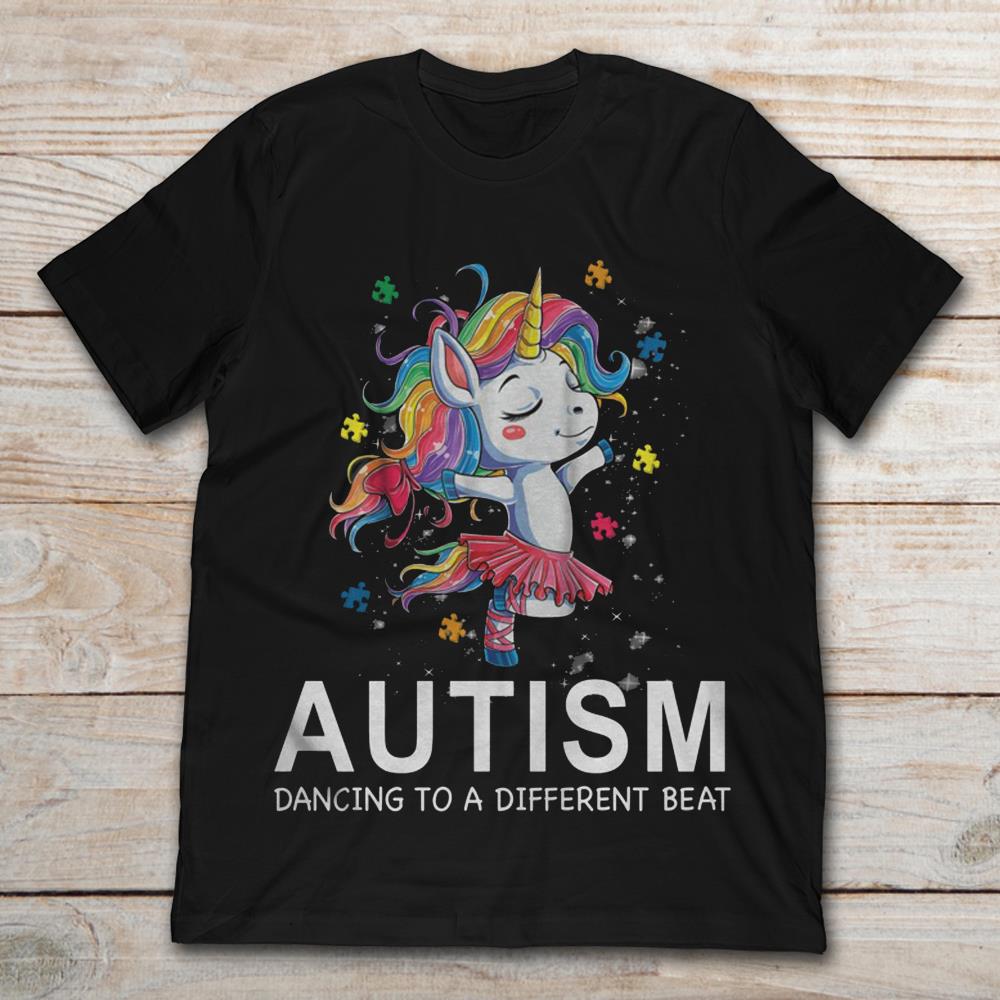 Adorable Unicorn Autism Dancing To A Different Beat