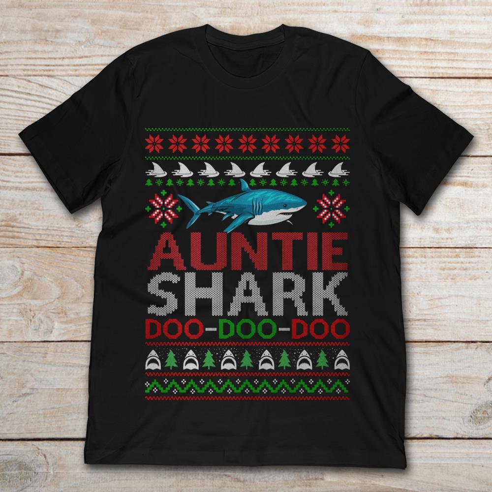 Christmas Auntie Shark Doo Doo Doo