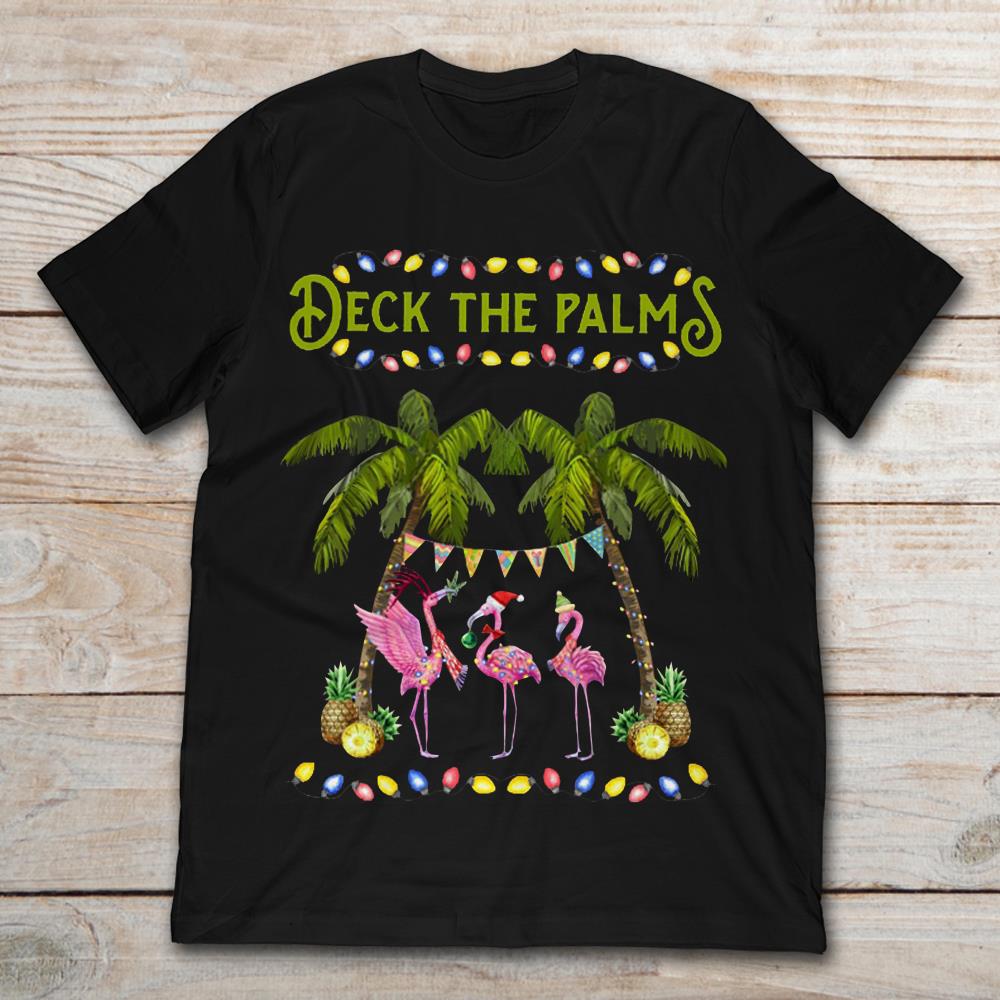 Flamingos Deck The Palms Holiday