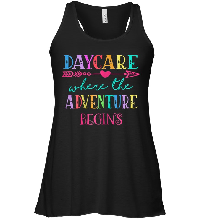 Daycare Where The Adventure Begins Back To School Tank