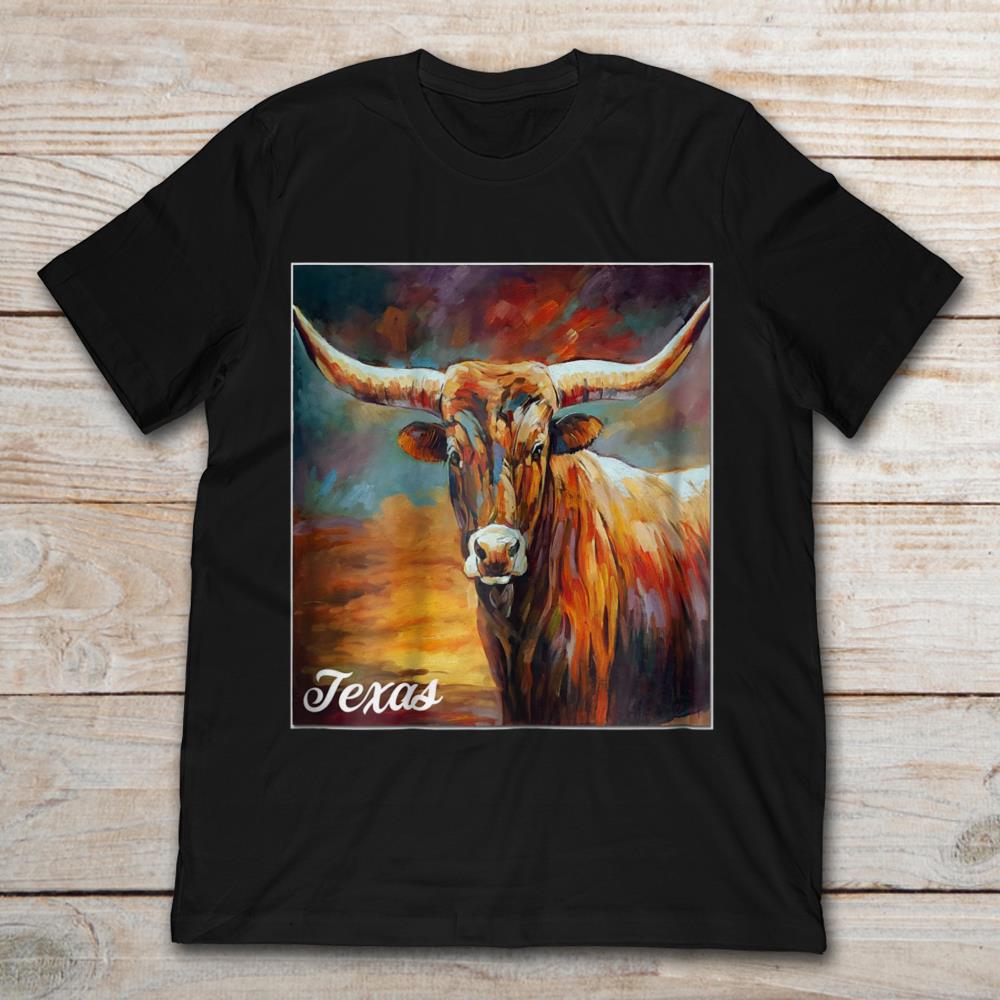 Bull Cow Longhorn Painting