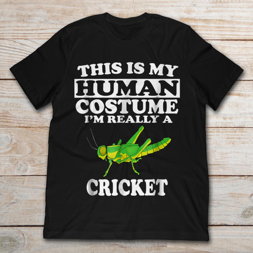 This Is My Human Costume I'm Really A Cricket