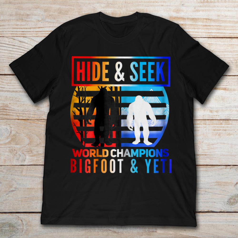 Hide And Seek World Champions Bigfoot And Yeti