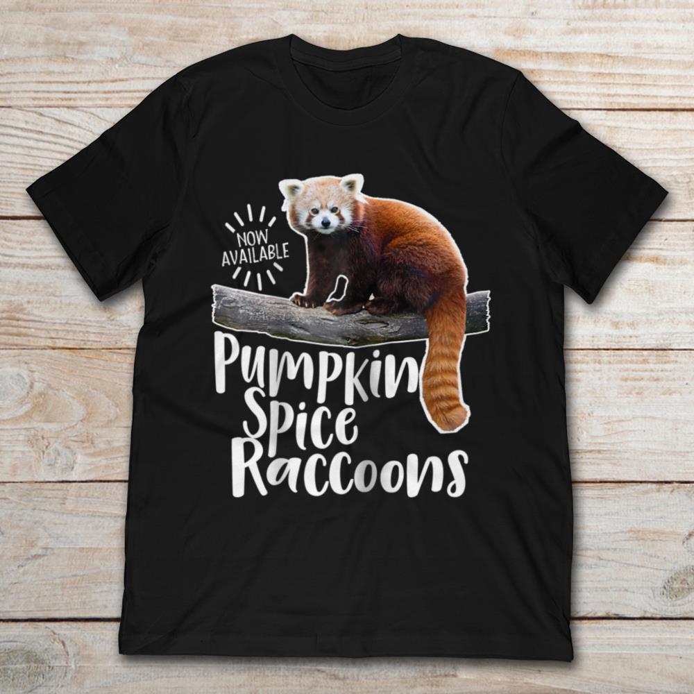 Pumpkin Spice Raccoons Now Available