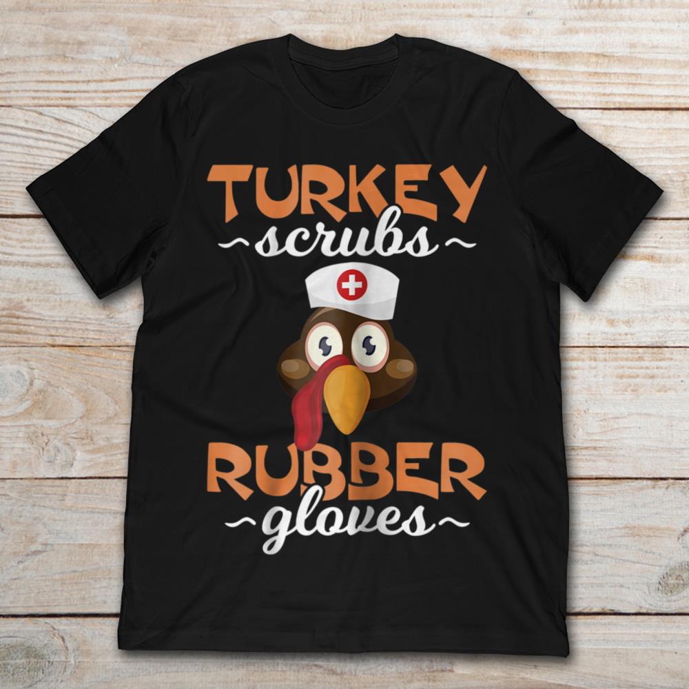 Turkey Scrubs Rubber Gloves