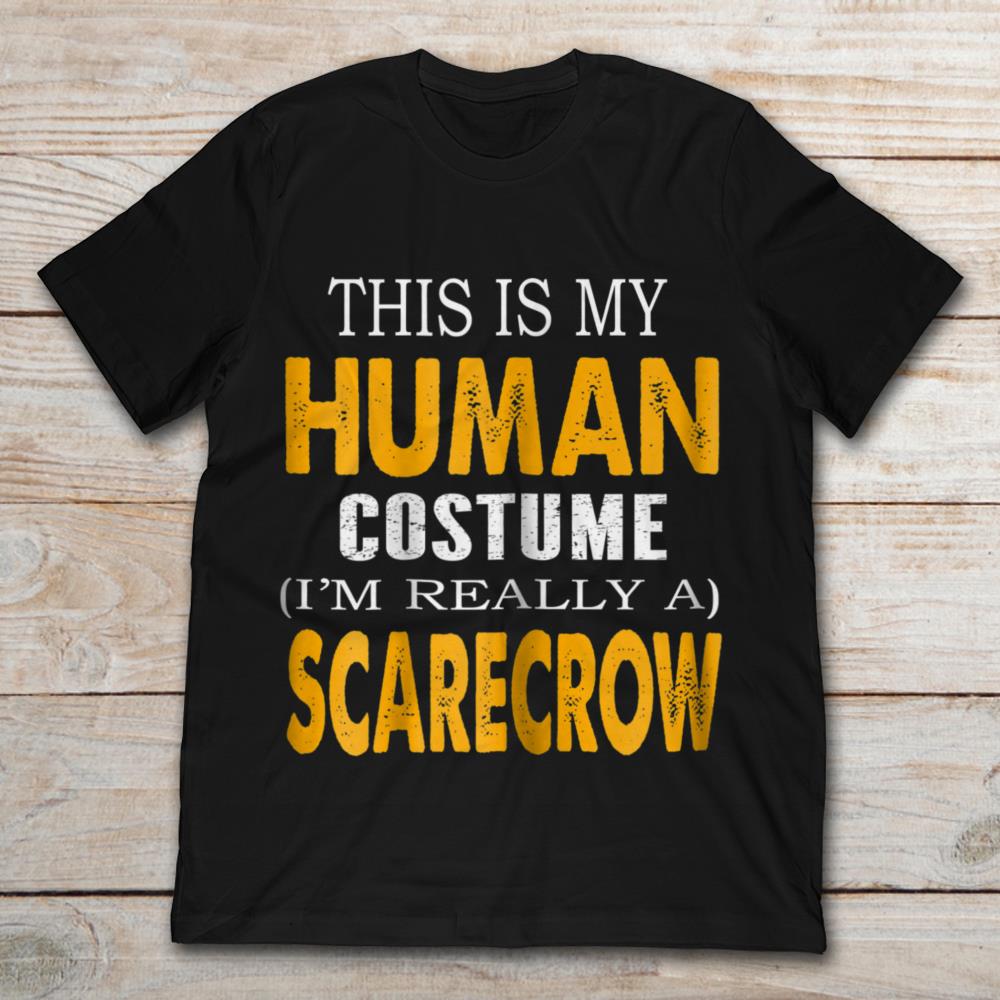 This Is My Human Costume I'm Really A Scarecrow