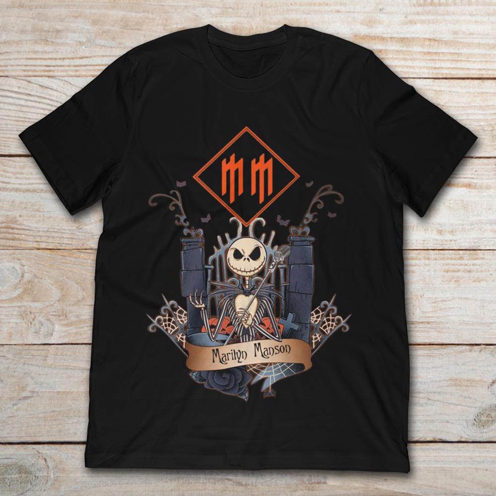 Jack Skellington Marilyn Manson T-Shirt