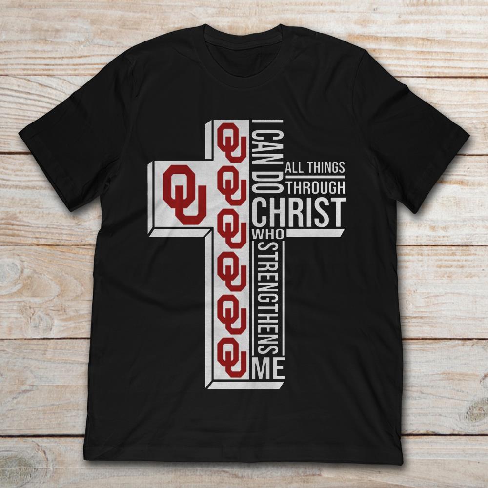 Oklahoma Sooners I Can Do All Things Through Christ Who Strengthens Me