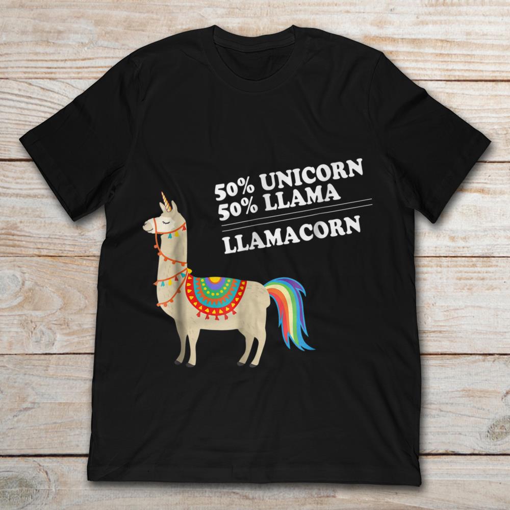 50% Unicorn 50% Llama Llamacorn