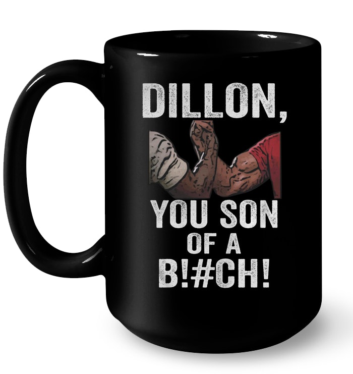 Predator Dillon You Son of A B!#ch T Shirt Black