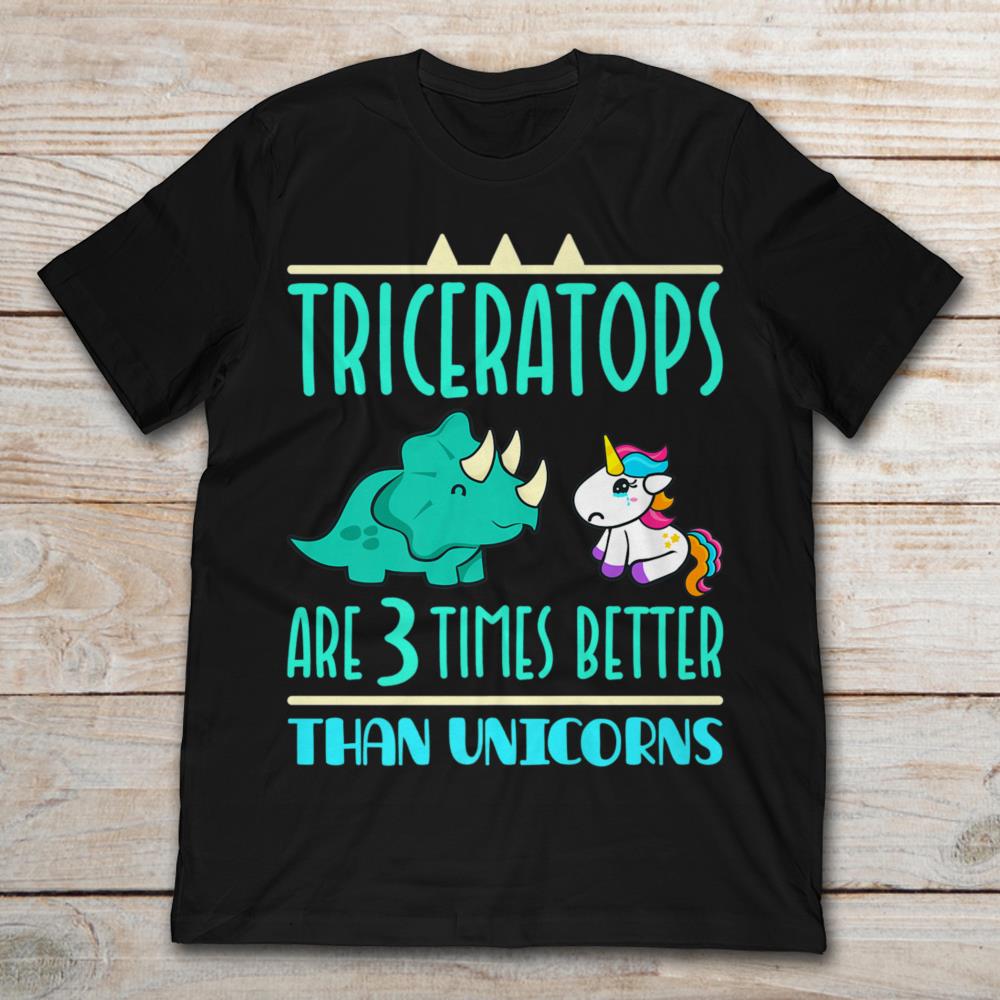 Triceratops Are 3 Times Better Than Unicorns