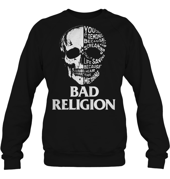 Skull Bad Religion You Call It Demonic Because Your Hear Screaming