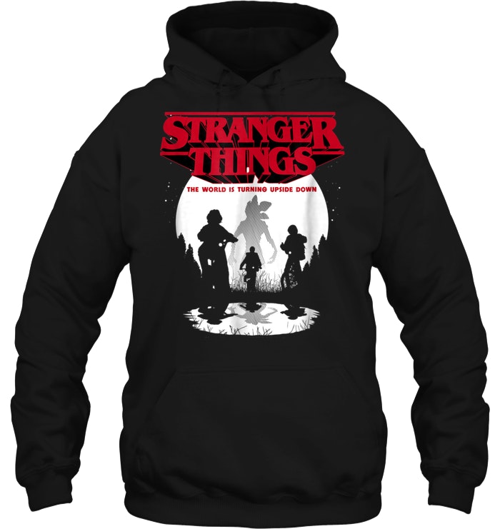 The world is turning upside down // Stranger Things hoodie & T-Shirt  Stranger  things shirt, Stranger things hoodie, Stranger things outfit