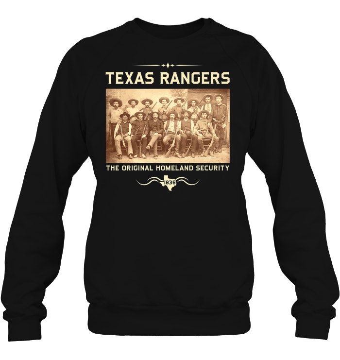 Texas rangers the original homeland security 1836 vintage t-shirt, sweater