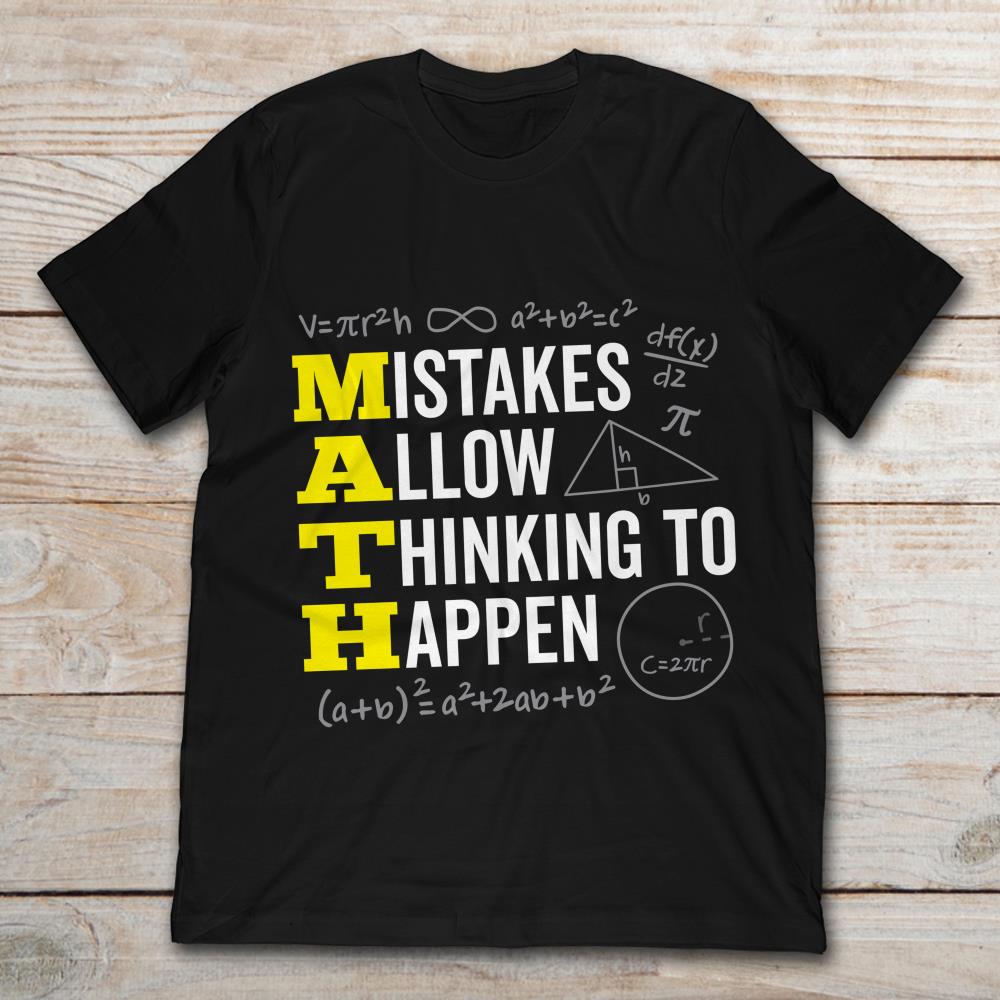 Mistakes Allow Thinking To Happen