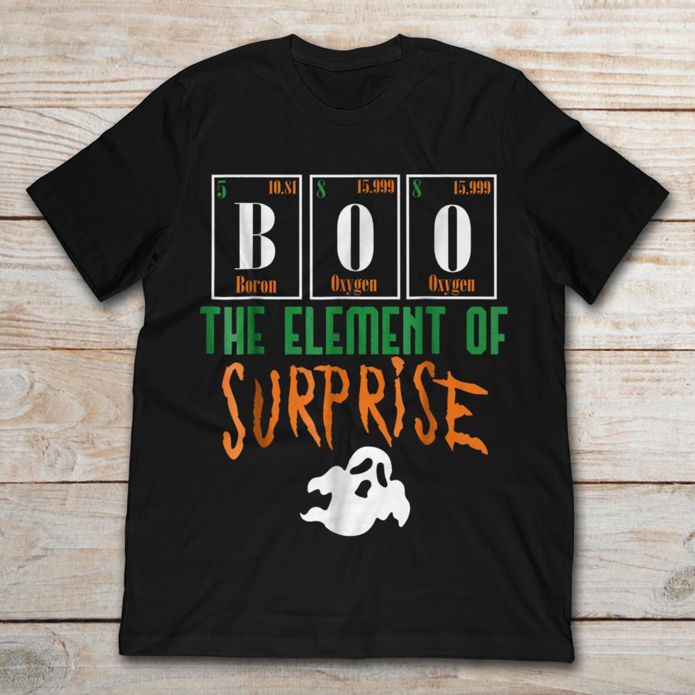 Boo The Element Of Surprise Halloween