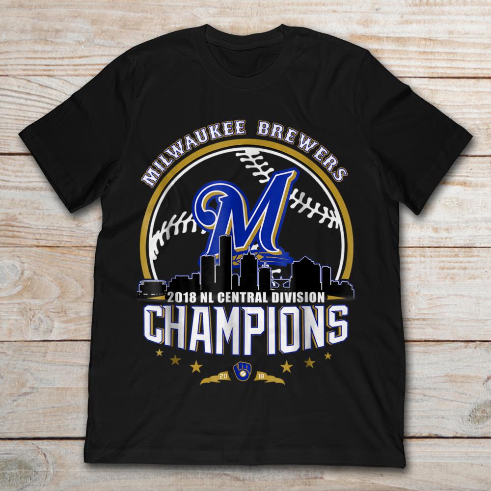 Milwaukee Brewers 2018 Nl Central Division Champions T-Shirt - TeeNavi