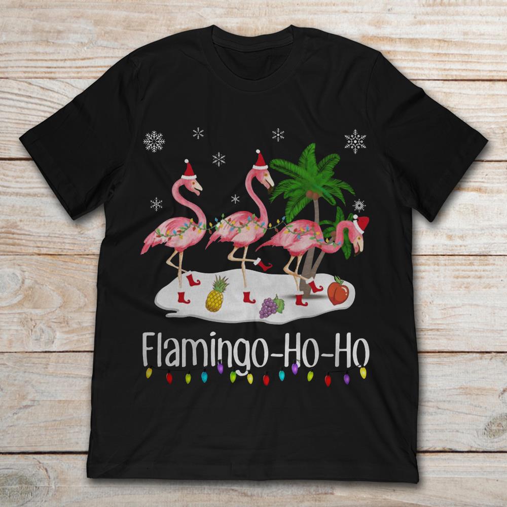 Flamingo Ho Ho Christmas