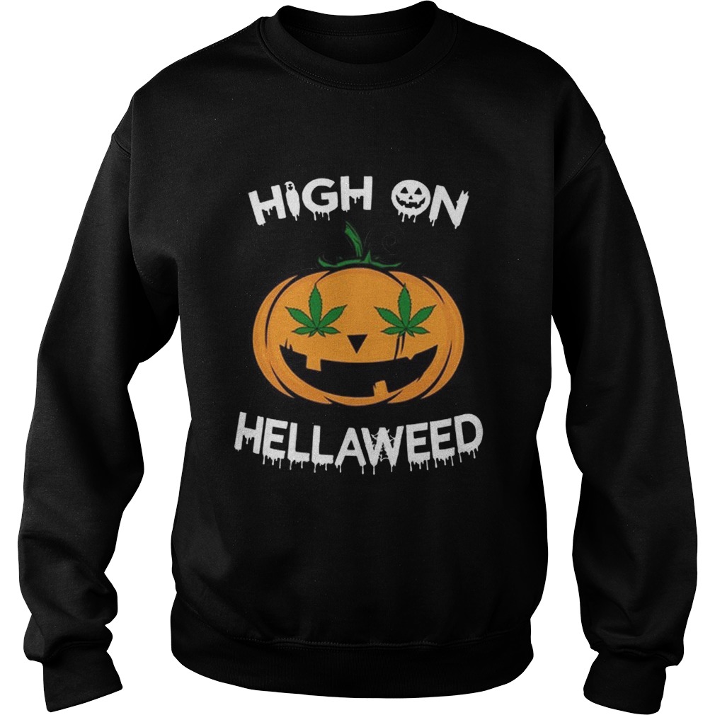 Weed Pumpkin High On Hellaweed