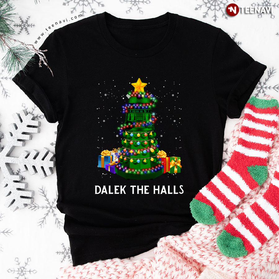 Dalek The Halls Christmas T-Shirt