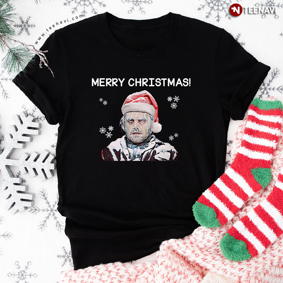 Jack Nicholson Merry Christmas The Shining Frozen T-Shirt