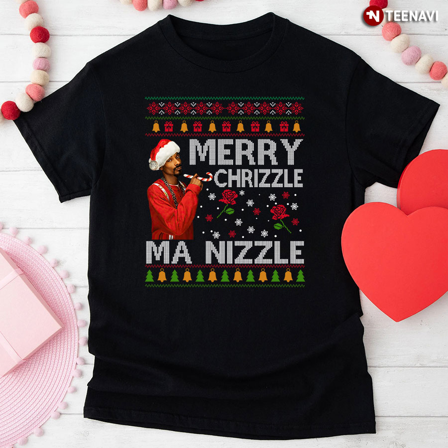 Snoop Dogg Merry Chrizzle Ma Nizzle  Christmas T-Shirt