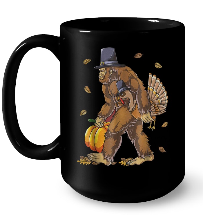 Bigfoot Carrying Lawn Flamingo