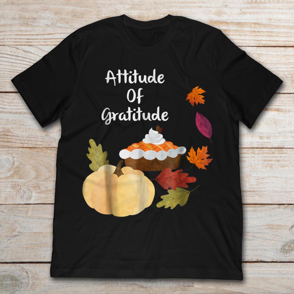 Attitude Of Gratitude Thanksgiving Cake Pumpkin  And Leaves