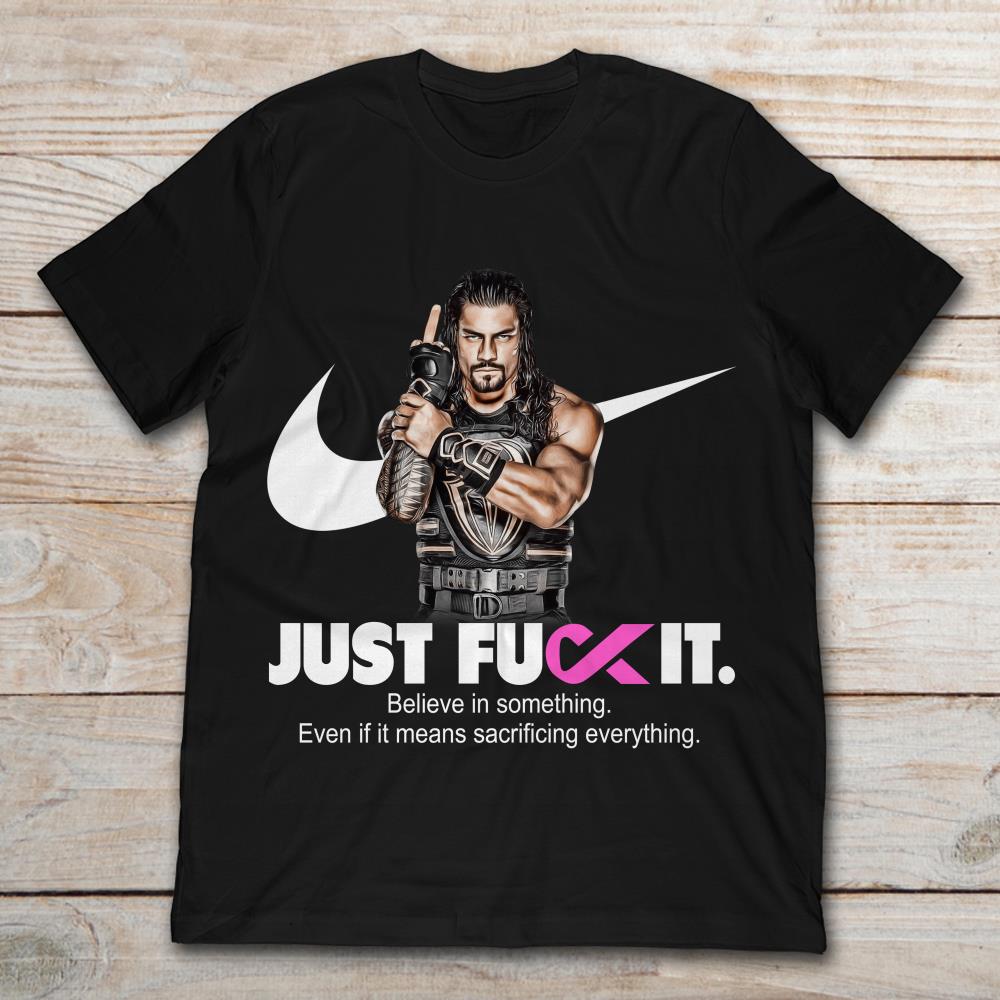 Roman Reigns Nike Just Fuck It Breast Cancer Awareness
