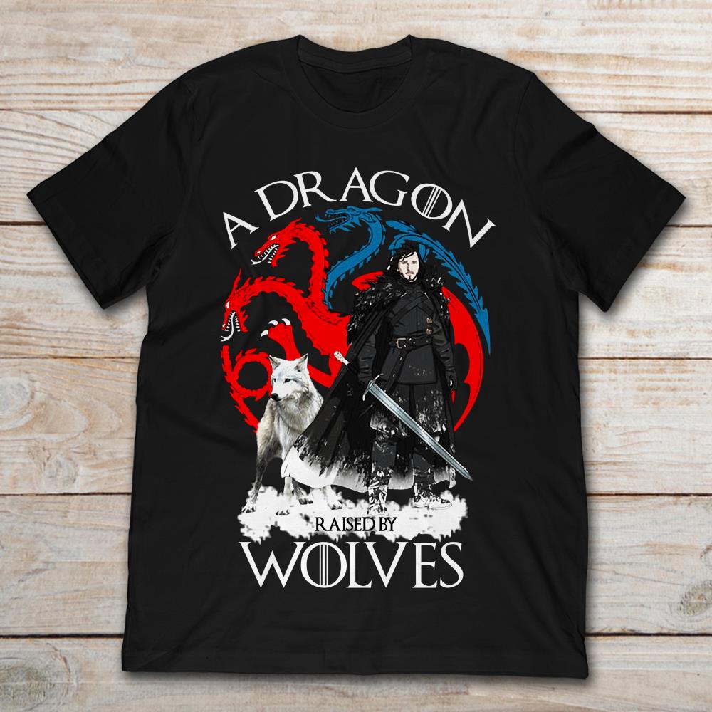 Jon Snow Game Of Thrones A Dragon Raised By Wolves
