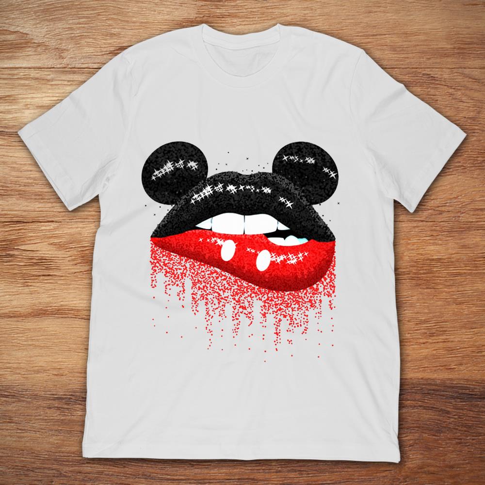 Disney Mickey Mouse Lips Bite