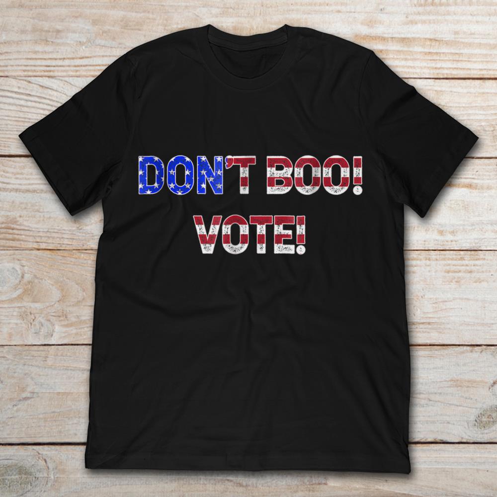 Don't Boo Vote US Flag