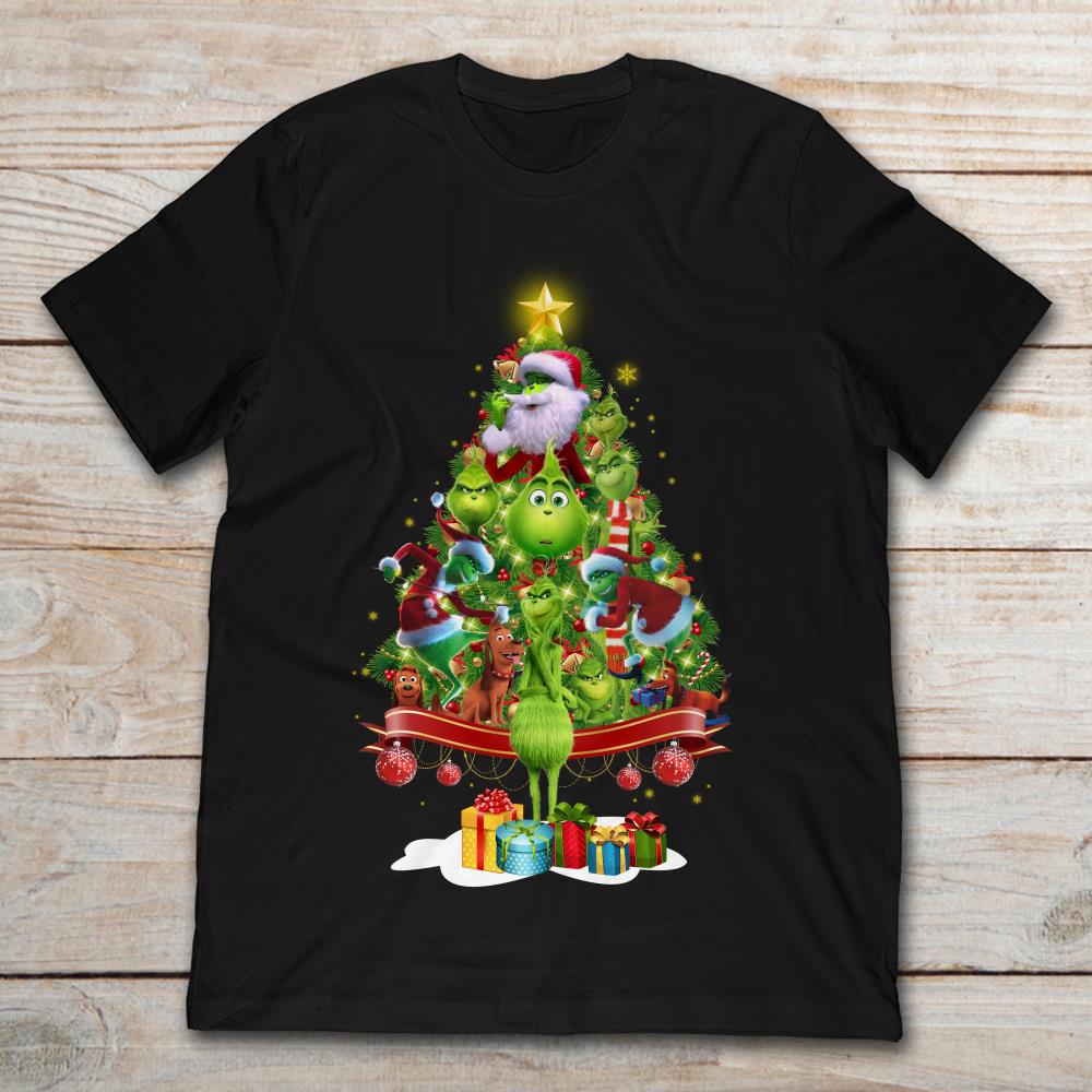 Grinch And Dachshunds Christmas Tree