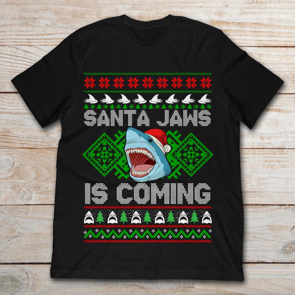 Santa Jaws Is Coming Shark Lovers