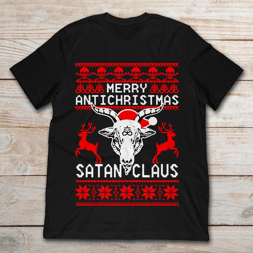 Merry Antichristmas Satan Claus Ugly Christmas
