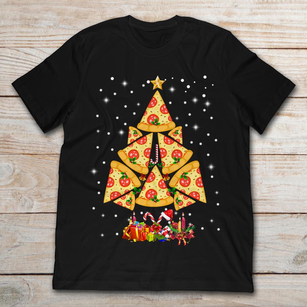 Funny Pizza Christmas Tree