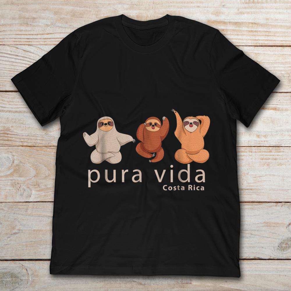 Sloths Souvenir Pura Vida Costa Rica